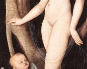 卢卡斯 伊尔 韦基奥 克拉纳赫 : Venus and Cupid with a Honeycomb